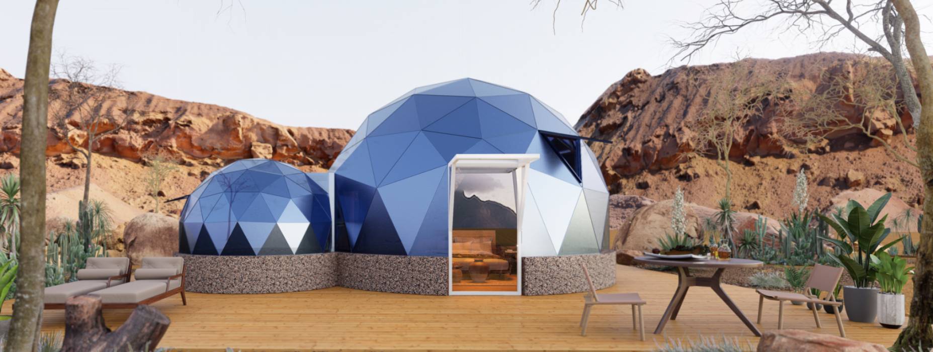 楚雄市球形智能光伏玻璃星空房